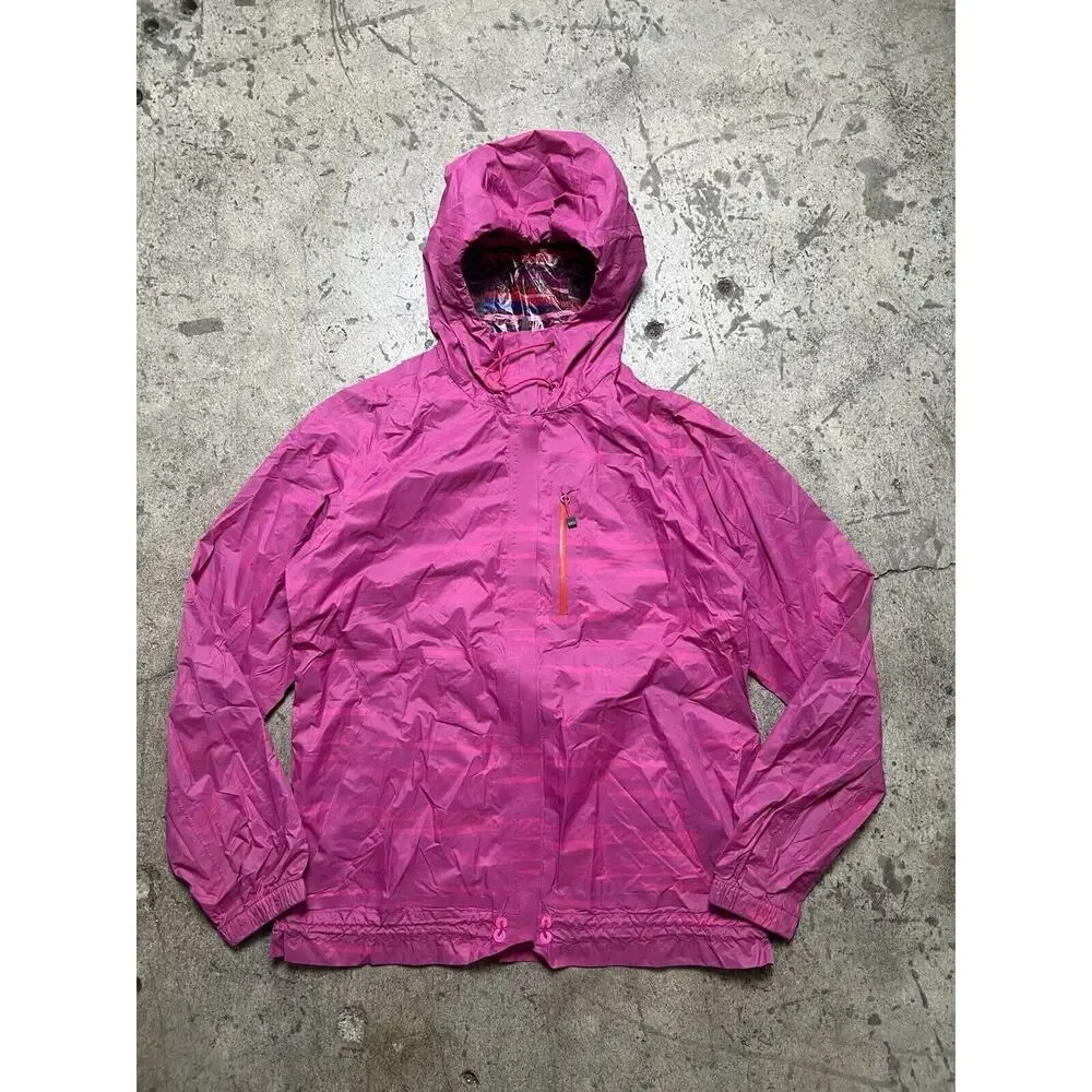 Vintage Nike ACG Windbreaker Hoodie Jacket Women M Pink Climbing 289987-680 2009